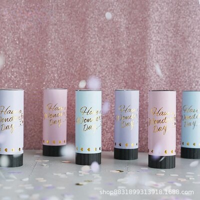 2 pcs Confetti Party Popper Cannon Handheld Fireworks0