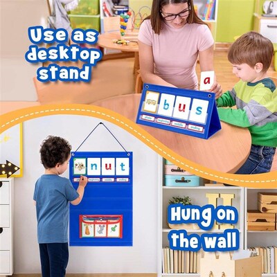 CVC Words Builder Preschool Classroom Phonics diagraphs game