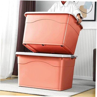 Storage box plastic storage box large quilt storage 收纳箱