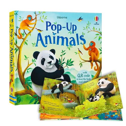 Kids Pop Up 3D Flap Picture English Books Fairy Tales Bedtim