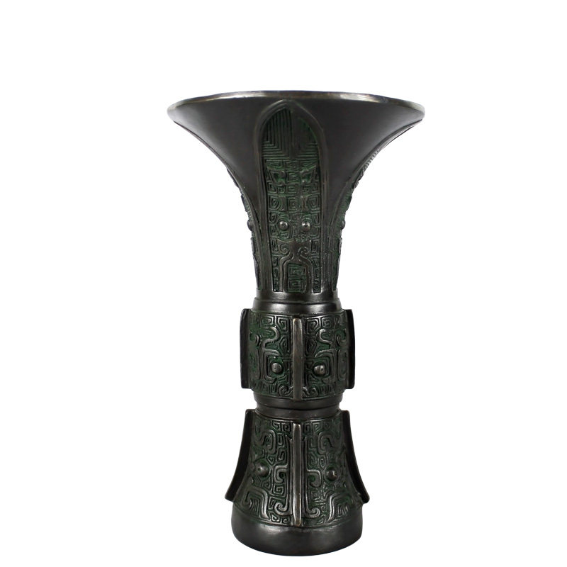 大仕缘 铜工艺品摆饰高档商务礼品 仿古酒器青铜器商觚,家居饰品,装饰摆件,淘宝优惠券,粉丝福利购,淘宝优惠卷