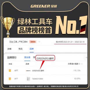 绿林工具车小推车移动多功能工业级汽修车间用手推箱车架子不锈钢