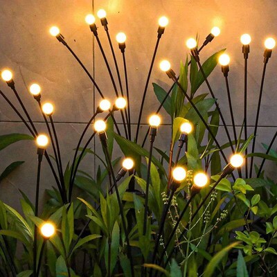 6/8/10L Solar Firefly Lights Waterproof Outdoor Garden Decor