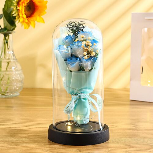 Preserved Flower Glass ver Bouquet Chinese Valentines Day G