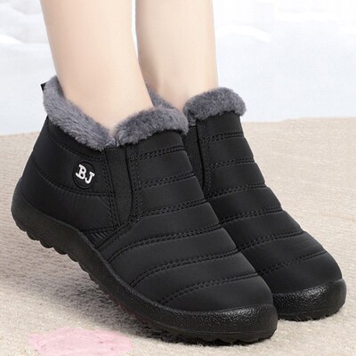 Women Boots Slip On Winter Shoes For Women Waterproof Ankle
