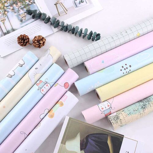Cartoon wallpaper self-adhesive bedroom warm waterproof mois