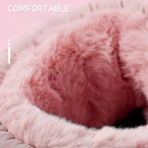 Winter Kids Children Boys Girls Winter Slippers Solid Non-sl