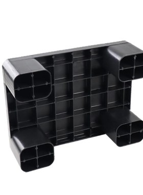 超市陈列垫板塑料栈板商品假底地堆道具黑色托盘地台托盘延伸地堆