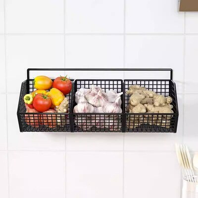 Kitchen Onion Ginger And Garlic Storage Basket Storage Rack