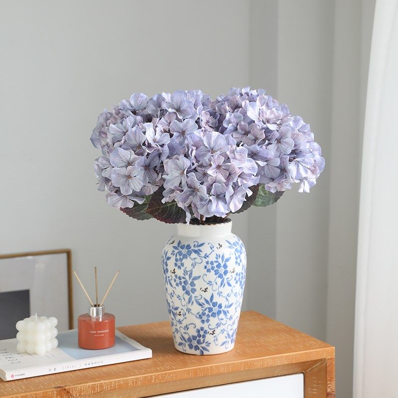 高级感大绣球花仿真花假花摆设高档客厅茶几餐厅餐桌装饰花卉摆件,家居饰品,仿真花/假花,淘宝优惠券,粉丝福利购,淘宝优惠卷