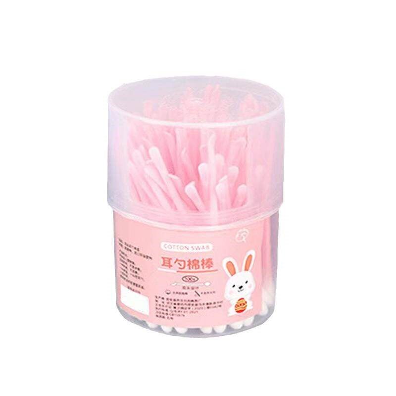 Ear cleaning swabs, disposable ear wax removal cotton buds w - 实物图