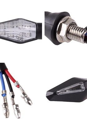 1/2/4Pcs 12LED Universal Motorcycle LED Turn Signal Indicato