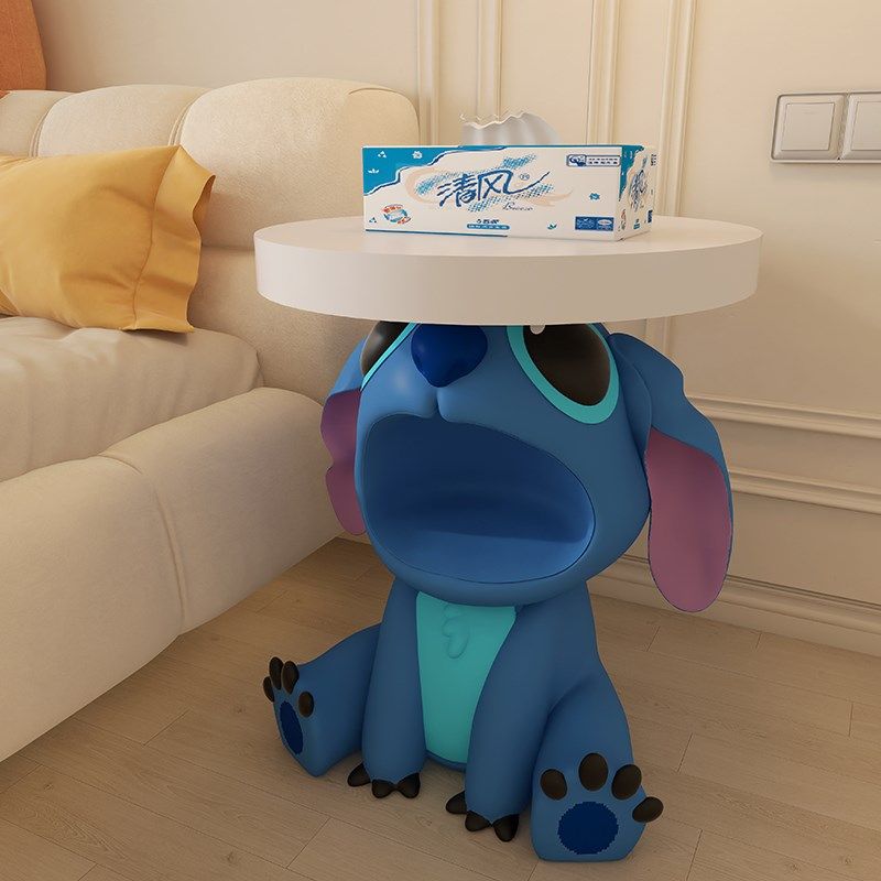 202新款创意卡通史迪仔边几客厅沙发角几可移动小户型床头柜摆件,住宅家具,角几/边几,淘宝优惠券,粉丝福利购,淘宝优惠卷