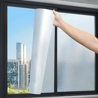 75CM Anti Look Window Privacy Film Non Adhesive Static Cling