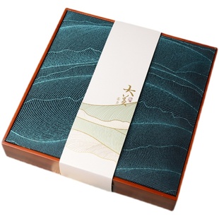 新款竹盒陶瓷罐茶叶礼盒装空盒大红袍普洱白茶中式定制高端包装盒