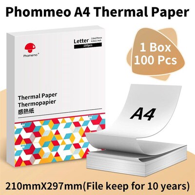 A4 Thermal Paper M08F M832 M834 M835 Printer Quick-dry Conti