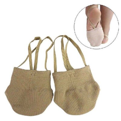 Rhythmic Gymnastics Soft Half Socks Art Gym Dance Shoes