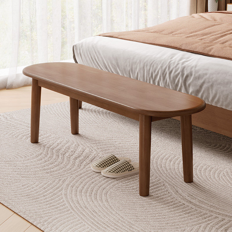 全实木卧室床尾凳长条凳家用门口换鞋凳带软坐垫客厅餐椅橡胶木凳,住宅家具,床尾凳/长凳,淘宝优惠券,粉丝福利购,淘宝优惠卷