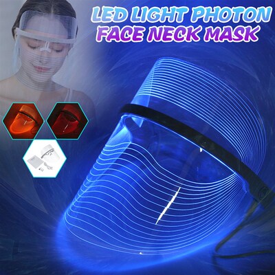 LED Light Photon Face Mask 3 Colors Skin Rejuvenation Whiten