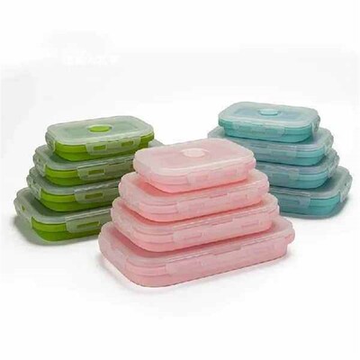 Kitchen Tools Collapsible Silicone Food Container Portable