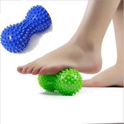 Foot Massage Roller Peanut Double Lacrosse Spiky Ball Myofas