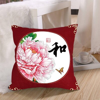 DIY Cross Stitch Pillow Case Set 11CT Ecological Cotton Thre