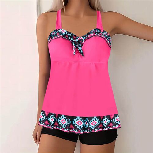 Swimsuit Color Printed Swimsuit Triangle Bikini Split