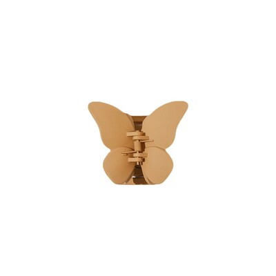 Frosted Butterfly Hairpin Back Head Disc Hair Grab Clip Sha