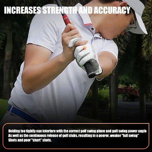 1 Set Golf Training Grip Pad Compact Golf Swing Trainer