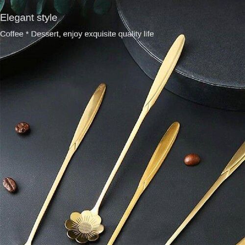 1/2/3PCS Creative Stainless Steel Coffee Spoon Long Handle