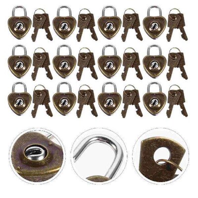 12 Pcs Miniature Pad Versatile Locker Vintage Coffee