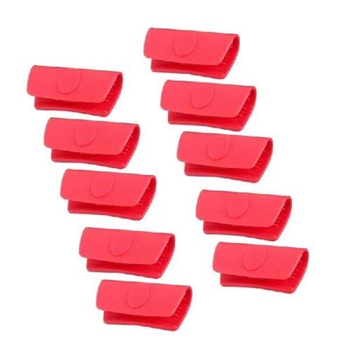 10Pcs Silicone Hot Handle Holder Sleeve Set Convenient