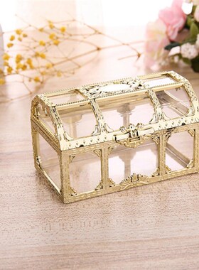 2021 New Vintage Transparent Storage Box Candy Trinket Jewel