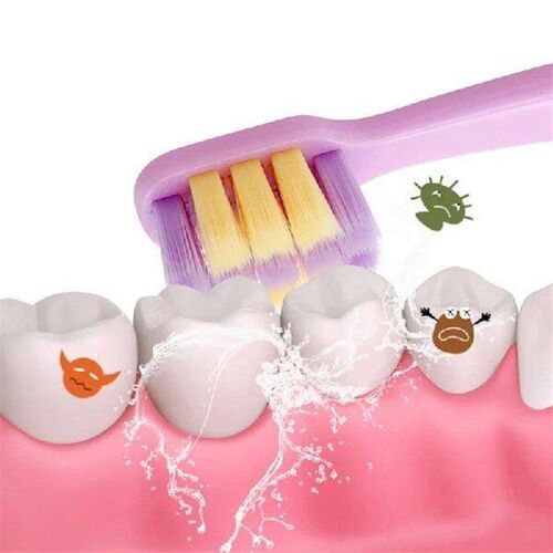 2-12Y Kids Colorful Toothbrush Training Toothbrush for Girl