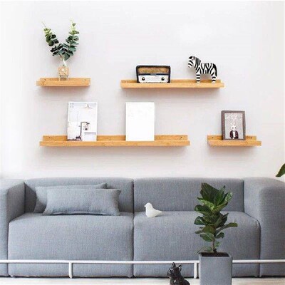 Storage Shelf Rack Decorative Wall Shelves Hooks On The