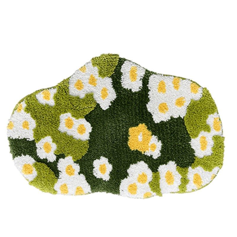 苔藓地毯卧室床边毯鲜花草地长条客厅地毯不规则高级感异形大地垫,居家布艺,床边毯,淘宝优惠券,粉丝福利购,淘宝优惠卷