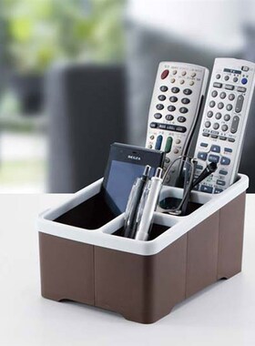 Remote Control Holder 4 Compartments Organizer Holder Stand