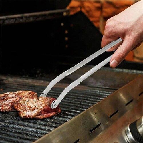 1PC New BBQ Sausage Turning Tongs Cooking Grill Tongs