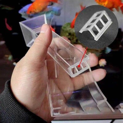 Clear Fish Tank Shrimp Feeder Tube Large Capacity Feeding