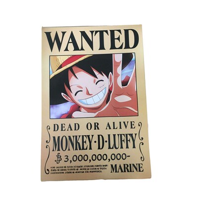 Monkey D.Luffy poster one piece poster complete rew ONEPIECE