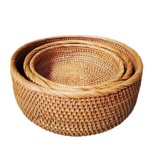 Multi-purpose Rattan Organizer Rattan Storage Organizer