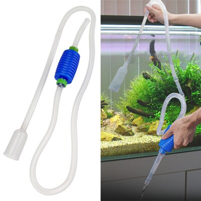 Aquarium Fish Tank Vacuum Gravel Water Filter Cleaner Siphon