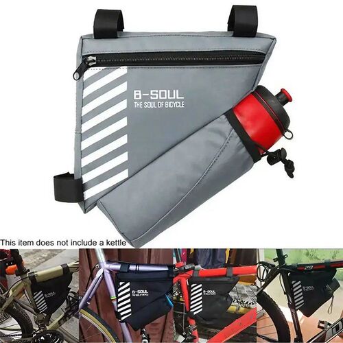 Bike Triangle Bag Waterproof Bicycle Front Frame Bottle Bag