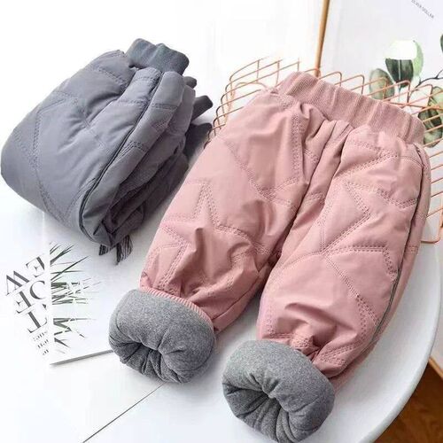 Kids Winter Thermal Pants - Cotton-Padded Warm Trousers for