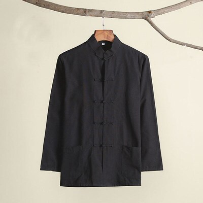 Umorden Cotton Traditional Chinese Tang Suit Top Clothes Men