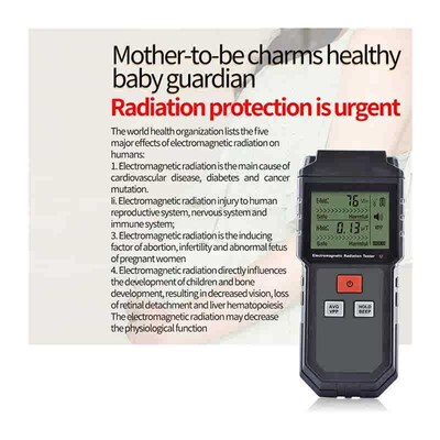 RZ825 Electromagnetic Field Radiation Tester EMF Meter Count