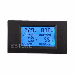 LCD Digital Volt Watt Power Meter Ammeter Voltmeter AC 80-26