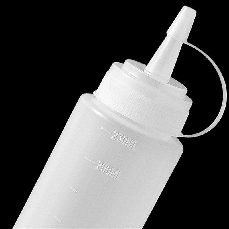 Squeeze Bottle With Lid And Scale Ketchup Spice Bottle Salar