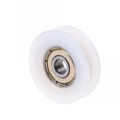U Groove Nylon Flexible Ball Bearings Wheels Roller U Groove