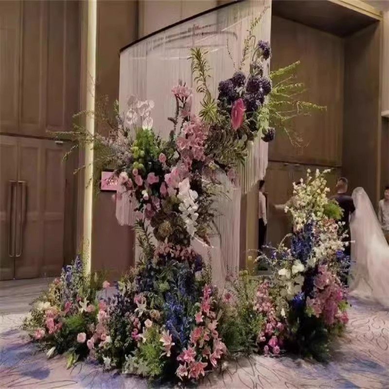 铁艺圆形异形架伊美韩式水晶线帘KT板背景迎宾酒店婚礼堂婚庆道具,节庆用品/礼品,路引,淘宝优惠券,粉丝福利购,淘宝优惠卷